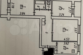 3-к. квартира, 59 м², 5/9 эт.