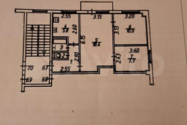 3-к. квартира, 50 м², 5/5 эт.